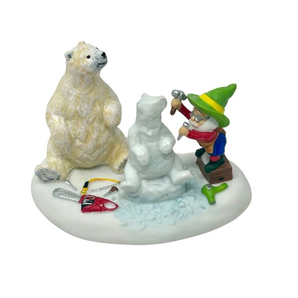Department 56 North Pole Series  "Polar Carving"  Retired in 2008 - Picture 1 of 7